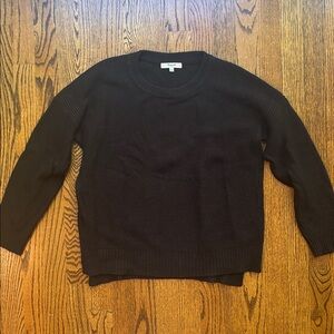Madewell Black tight Knit Sweater